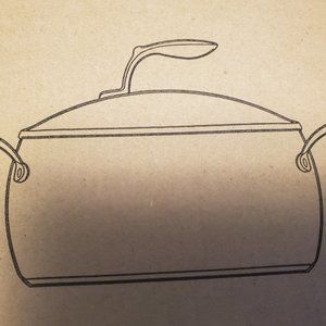 Stainless Steel Tupperware chefseries 6qt. Dutchoven with Cover